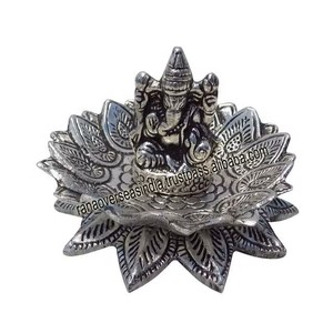 Classic Lotus Design Ganesh <b>Incense</b> <b>Stick</b> and Cone <b>Holder</b> Perfect for Meditation Room Yoga Studio & Spiritual Home Decor - Product Image 2