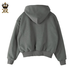 Sweat à capuche en coton biologique pour homme de qualité supérieure, 100% polaire, motif personnalisé avec poche pour l'hiver - Product Image 3