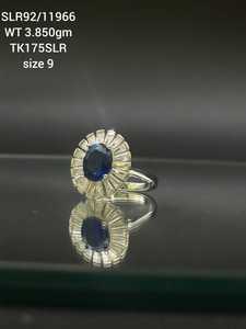 2024 mixte couleur cristal pierres précieuses femmes anneau lumière luxe magnifique bague en zirconium micro-incrusté S925 argent pierres précieuses anneau - Product Image 4