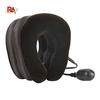 Masseur cervical électrique gonflable réglable pour la relaxation et le soulagement de la douleur à domicile, unisexe