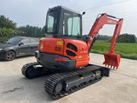 Mini-excavatrice sur chenilles hydraulique Kubota KX163 d'occasion pour la construction, l'agriculture et l'aménagement paysager