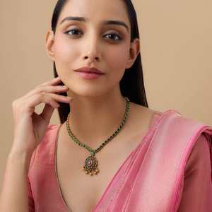 Authentic <b>Silver</b> Temple Necklace-Culturally Inspired Jewelry - Product Image 1