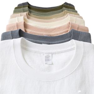 250 Gsm hombres mujeres Unisex logo personalizado 250 Gsm en blanco Casual pesado algodón camiseta hombres Camisetas manga corta Camiseta - Product Image 3