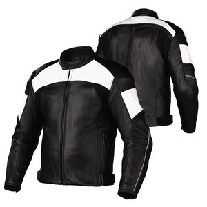 Chaqueta de Motociclista de Cuero Profesional para Conducir, Precio al por Mayor 2025, Chaqueta de Motociclista de Cuero Genuino para Hombre de Diseñador - Product Image 3