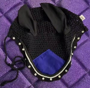 Oem Fly Veil Horse Ear Bonnet Totalmente personalizado Horse Ear Fly Mask Equitación Ecuestre Profesional al por mayor - Product Image 5