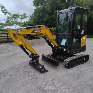 Para Mini excavadora Sany SY18C Yanmar, motor de 1,91 toneladas, asiento trasero alto cómodo, luces LED, pistas extensibles, Motor de núcleo Laidong - Product Image 1