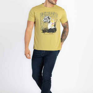 Camiseta de hombre de secado rápido estilo único tamaño regular camiseta de hombre para hombre personalizada - Product Image 4