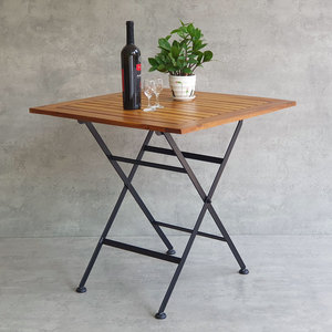 REFORD 75x75cm Folding Outdoor <b>Table</b> Modern Portable <b>Garden</b> Rectangle <b>Table</b> <b>Foldable</b> Kitchen Courtyard Furniture CFD68089 - Product Image 3