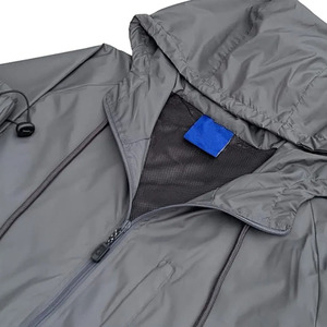 Lightweight Patchwork Custom Print Outdoor Running <b>Nylon</b> Zip up Windproof Track Pullover Windbreaker Jacket - Product Image 3