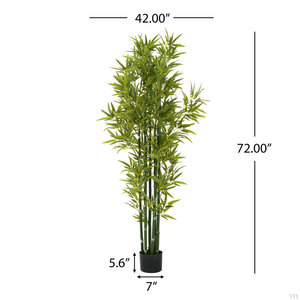 ต้นไผ่ประดิษฐ์ DreamCraft สัมผัสเหมือนจริง พร้อมกระถางบอนไซ สไตล์ธรรมชาติ สำหรับตกแต่งบ้าน งานแต่งงาน และโอกาสวันขอบคุณพระเจ้า จากเวียดนาม - Product Image 4