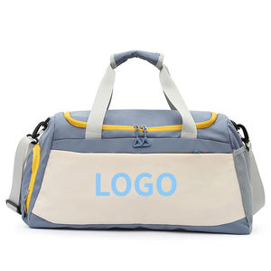 Custom Logo Printed <b>Men</b> Sports Gym Bag High Quality Comfortable Travel Duffel Bag With <b>Shoes</b> Compartment Sports Bags - Product Image 1