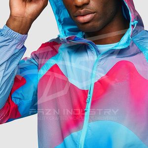 Chaqueta cortavientos de invierno para hombre, ligera, transpirable, impermeable, cortavientos, para actividades al aire libre, chaquetas para hombre - Product Image 3