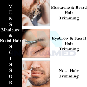 Lisse facile coupe antirouille droit Portable OEM/ODM Service haute qualité en acier inoxydable beauté printemps ciseaux sourcil - Product Image 6