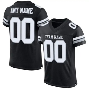 Maillot de football américain OEM avec logo personnalisé manches courtes design personnalisé sublimation prix bon marché en vente - Product Image 6