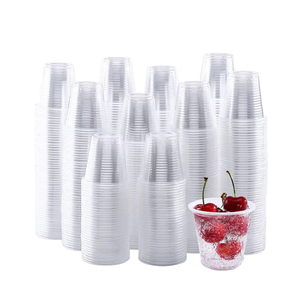 Gobelets jetables en plastique PP transparent de 5 oz pour boissons froides, thé et bière - Product Image 1