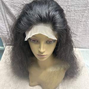 Perruques en cheveux humains naturels bouclés indiens Remy pour dentelle frontale 5x5 sans colle, dentelle transparente - Product Image 3