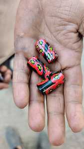 Custom Made Millefiori Glass <b>Beads</b> in <b>Red</b> Colour for African <b>Bead</b> Jewelry Designers and <b>Bead</b> Store for Resale - Product Image 4