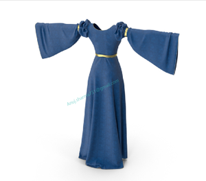 Glitter wedding dress/Chiffon Princess dress/Off-<b>the</b>-shoulder Sweetheart dress neckline Empire waist Crystal embellishments - Product Image 5