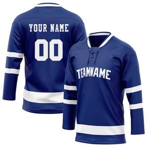 Meilleur prix, maillot de hockey sur glace à manches longues personnalisé, sublimation, séchage rapide, design coupe-vent, logo d'équipe personnalisable, couleurs 100% - Product Image 6
