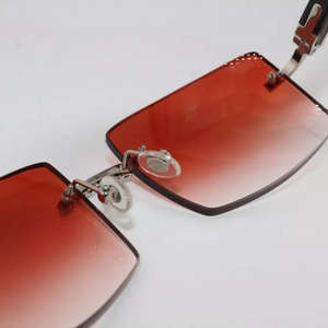 Gafas de Sol de Diamante Moissanite Personalizadas de Fábrica de Gafas de Lujo con Pedrería, OEM ODM Shenzhen, Gafas de Moda al por Mayor, Ligeras - Product Image 6