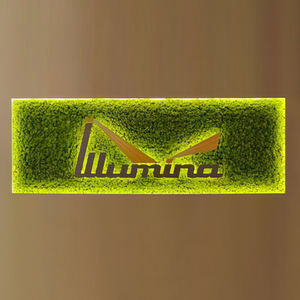 Company 3D Wall Moss Letters Office Sign Interiors Vertical Moss Art Natural Decor Logo Sign para negocios - Product Image 4