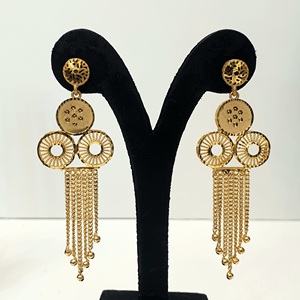 Dubai Collection 24KT Gold Plated Brass Women's Bridal <b>Sets</b> Wedding Necklace/Earrings/Ring/<b>Bracelet</b> Gorgeous Pendant Best Value - Product Image 5