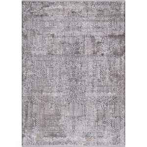 Alfombra de Lujo Geométrica con Diseño Desgastado y Juego para Sala de Estar, 8mm, Pelo Suave, Alta Densidad, Tejido Wilton, Resistente a la Decoloración - Product Image 1