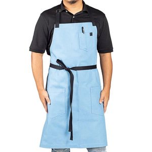 Stylish Home Cleaning <b>Apron</b> Hanging Neck Adjustable Cotton Denim Kitchen <b>Cooking</b> Premium Denim <b>Apron</b> - Product Image 5