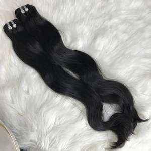 ผมต่อแบบบริสุทธิ์ของ100% ผมลอนธรรมชาติสีอ่อนเวียดนาม - Product Image 2