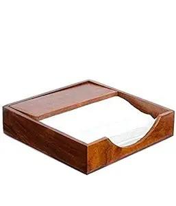 Porte-serviettes en bois de qualité supérieure pour table à manger, porte-mouchoirs en bois fait main, décoration de table élégante pour la maison et l'hôtel - Product Image 6