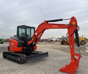 Excavadora compacta avanzada Kubota U10-5, potente miniexcavadora sobre orugas para agricultura, construcción, excavación de zanjas, excavación y demolición. - Product Image 1