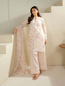 La mejor calidad Light Airy Shalwar Kameez Dupatta para mujeres indias pakistaníes Todas las estaciones Tela de césped impresa en Georgette - Product Image 5