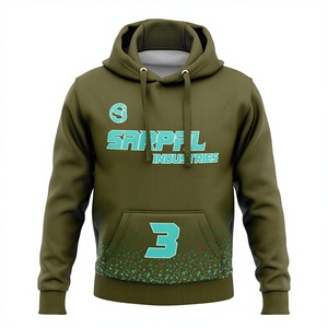 เสื้อฮู้ดดี้ผู้ชายคุณภาพสูงปี 2026 สำหรับออกกำลังกาย พิมพ์ลายตามสั่ง ขายส่ง ผ้าโพลีเอสเตอร์/คอตตอนฟลีซ กันน้ำ สำหรับฤดูหนาว - Product Image 1