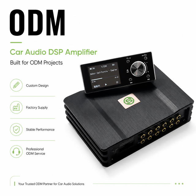 ODM Sennuopu Amplificadores Processor Power Car Amplifier 4 Channel Dsp Amplifier Black Universal Aluminium Alloy