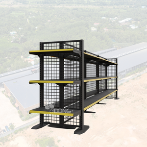 ADONG A49 Double-Sided Supermarket <b>Rack</b> Durable Steel <b>Wire</b> Display <b>Shelf</b> OEM/ODM From Vietnam Metallic Material - Product Image 1