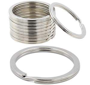 new arrival Metal Chrome Plated <b>Split</b> Key <b>Rings</b> manufacturer Approx 30 MM Dia for Multiple Usages - Product Image 3