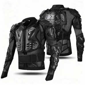 เสื้อแจ็คเก็ตมอเตอร์ไซค์เกราะป้องกันได้มาตรฐาน CE, เสื้อแจ็คเก็ตมอเตอร์ไซค์สำหรับแข่งรถระดับมืออาชีพ พร้อมแผ่นเกราะป้องกันไหล่ ข้อศอก และหลัง - Product Image 1
