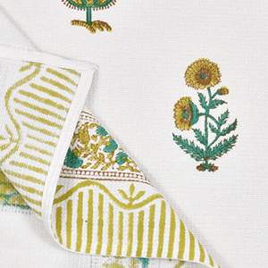 ชุดผ้าขนหนูอาบน้ำผ้าวาฟเฟิลเนื้อนุ่มในอินเดียพิมพ์ลายบล็อกผ้าเช็ดมือ1ผืนและผ้าขนหนูมือ4ผืนสี9 - Product Image 4