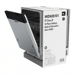 Lavavajillas Empotrado MID60S101 IT Clase E con Capacidad para 12 Platos, 60 cm de Ancho - Product Image 3