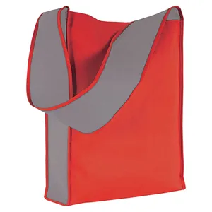 Borse Promozionali Personalizzate in TNT Bicolore con Tracolla per Shopper - Product Image 4
