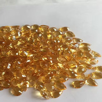 Citrine jaune de qualité supérieure, pierre précieuse naturelle en vrac, certifiée IGI, lustre exceptionnel, clarté élevée, taille parfaite 8000