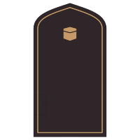 Tapis de prière de voyage durable, lavable et imperméable, format poche, avec support antidérapant, motif classique en forme de Mihrab - Marque fabriquée en Turquie