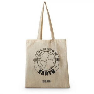 Sac à provisions en toile de coton personnalisable pour événements promotionnels ou conférences avec logo personnalisé et utilisation de cadeaux - Product Image 2