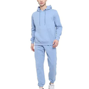 Chándal Deportivo de Invierno Personalizado de Alta Calidad para Hombre, 100% Algodón, Transpirable, Resistente al Viento, para Gimnasio, Trotar, Entrenamiento, Color Sólido, Talla Grande - Product Image 3