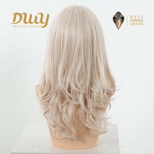 Lainey H-NEW Light Brown <b>Wig</b> 134 Free Parting Hand-Tied Top Top Middle Length with Glueless Synthetic Features Dwy 134 Color - Product Image 3