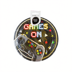 Assiettes de fête jetables 23 cm, 8 pièces, pour jeux d'amour, fournitures de fête - Product Image 2