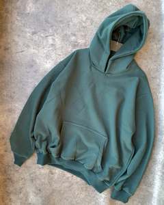 Sudadera con Capucha Personalizada 100% Algodón, Doble Capa, Calidad Premium, Bordada, Diseño Sólido, Cálida, 420g, Forro Polar Ecológico para Hombre - Product Image 6