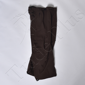 Pantalon de neige marron Performance avec design cargo, doublure chaude, taille ajustable et poches zippées de rangement, bas cintré - Product Image 3