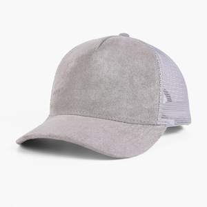 Gorra Deportiva Unisex de Alta Gama, Estilo Deportivo, de 5-6 Paneles, de Gamuza y Malla, con Logotipo Bordado Retro, Personalizable, de Color Sólido, 100% Algodón - Product Image 3
