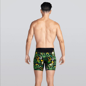 <b>Men's</b> Sporty Casual Athletic Compression <b>Shorts</b> Custom Logo Wholesale Jogger Solid Color Elastic Waist Closure Plain Dyed Hot - Product Image 3